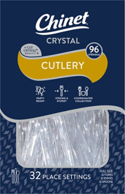 Chinet Cutlery Assorted Cut Crystal - 96 CT - Image 2