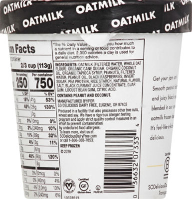 So Delicious Ice Cream Oatmilk Pb Rasp - PT - Image 6