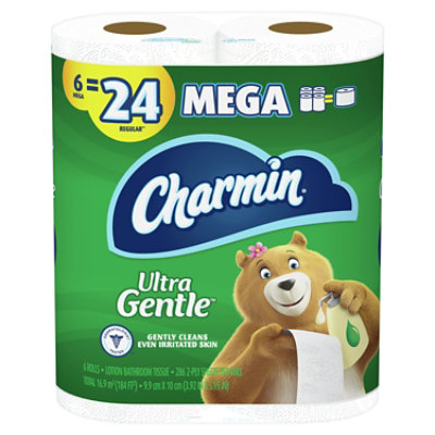Charmin Gentle 6 Mega Roll - 6 RL