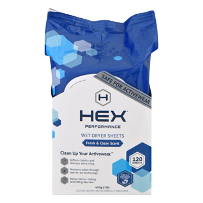 Hex Fresh & Clean Wet Dryer Sheets - 120 CT - Image 3