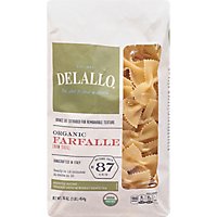 DeLallo Pasta Semolina Farfalloni Org - 16 OZ - Image 2