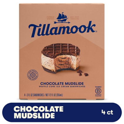 Tillamook Chocolate Mudslide Ice Cream Sandwiches Individually Wrapped Multipack - 4-12 Oz - Image 2