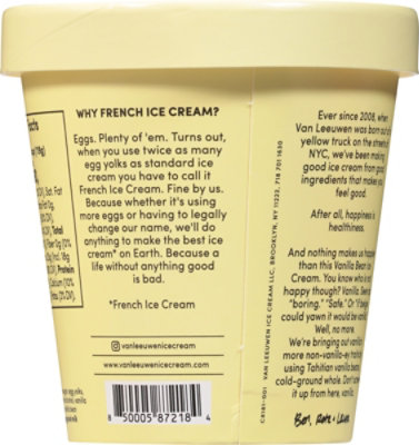 Vanleeuwen Ice Cream Vanilla - 14 OZ - Image 6