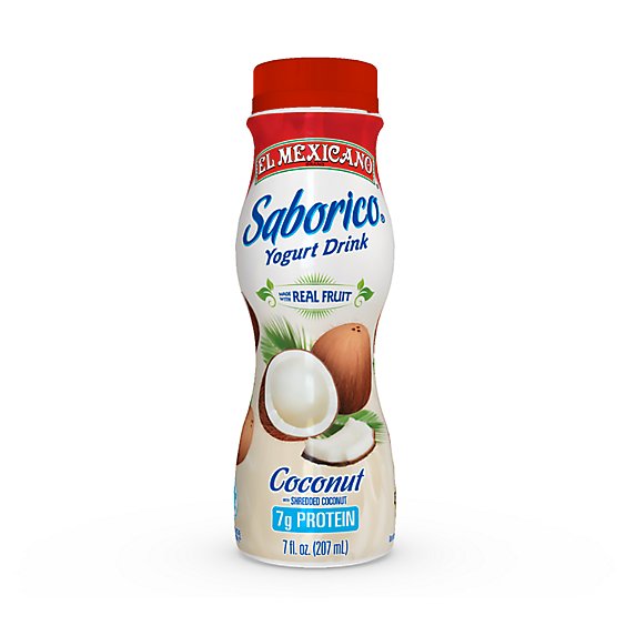 El Mexicano Saborico Yogurt Drink Coconut - 7 FZ