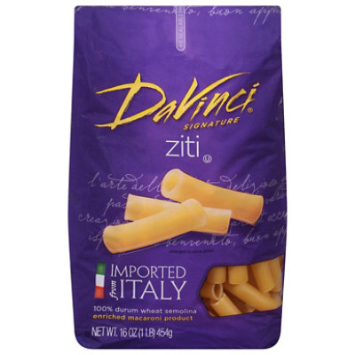 Da Vinci Cut Ziti 1 Lb Package - LB