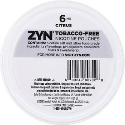Zyn Citrus 6mg - 15-.21 OZ - Image 5