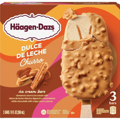 Haagen Dazs Dulce De Leche Churro Ice Cream Bars - Image 3