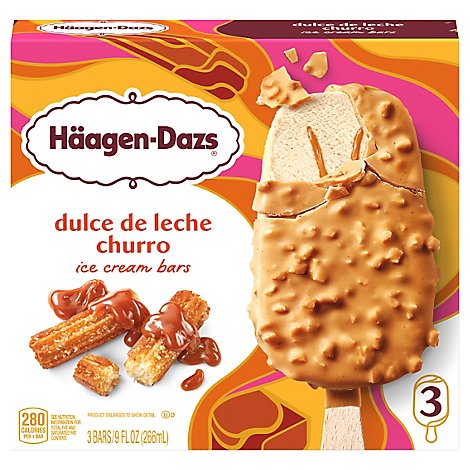 Haagen-Dazs City Sweets Dulce De Leche Churro Ice Cream Bar - 9 Fl. Oz.