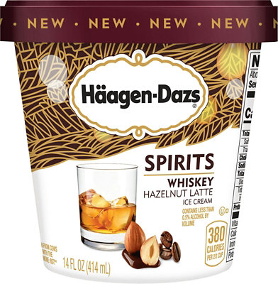 Haagen-Dazs Spirits Whiskey Hazelnut - 14 FZ