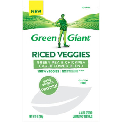 Green Giant Green Pea & Chickpea Cauliflower Blend Rice - 7 OZ - Image 2