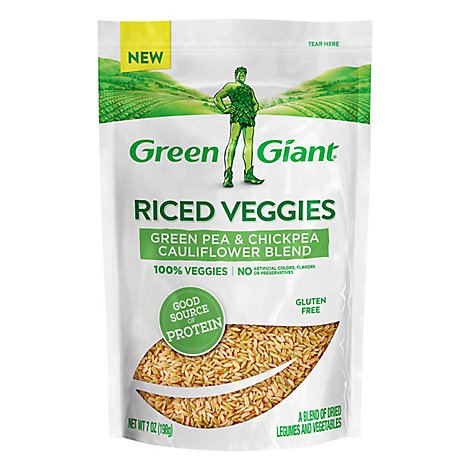  Green Giant Green Pea & Chickpea Cauliflower Blend Rice - 7 OZ 