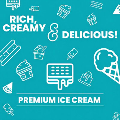 Friendly's Rich and Creamy Rockin Poppin Cotton Candy Ice Cream - 1.5 Quart - Image 4