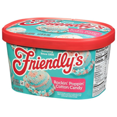 Friendly's Rich and Creamy Rockin Poppin Cotton Candy Ice Cream - 1.5 Quart - Image 3