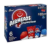 Air Heads Snow Cone 6 Pack 3 Cherry - 24 FZ