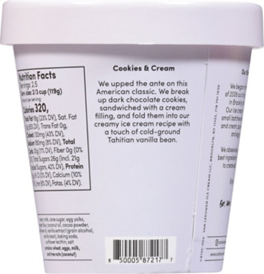 Vanleeuwen Ice Cream Cookie N Cream - 14 OZ - Image 6