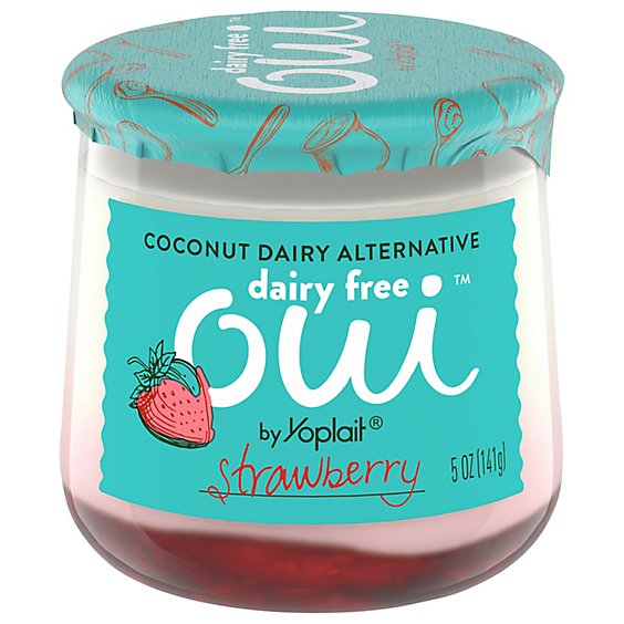 Oui By Yoplait Dairy Free Strawberry Yogurt - 5 OZ