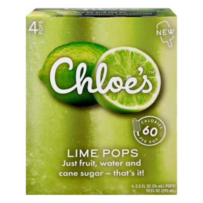 Chloe's Lime Pops - 4-2.5 Fl. Oz. - Image 3