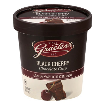 Graeters Black Cherry Chocolate Chip - 16 OZ - Image 3