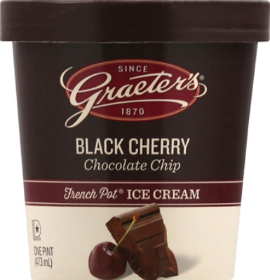 Graeters Black Cherry Chocolate Chip - 16 OZ - Image 2