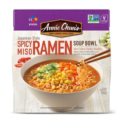 Annie Chuns Soup Bwl Spicy Miso Ramen - 5.4 OZ - Image 2