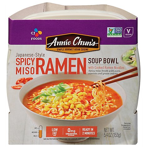 Annie Chuns Soup Bwl Spicy Miso Ramen - 5.4 OZ