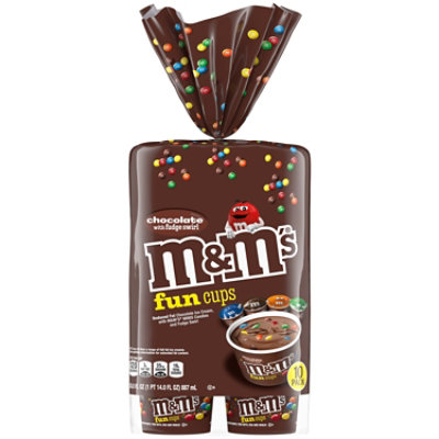 M&M'S Fun Cups Chocolate Ice Cream With Chocolate Swirl - 10-30 Fl. Oz. - Image 5