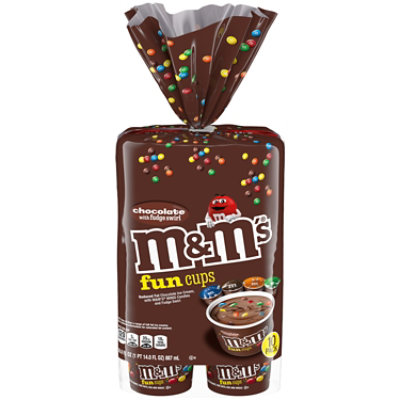 M&M'S Fun Cups Chocolate Ice Cream With Chocolate Swirl - 10-30 Fl