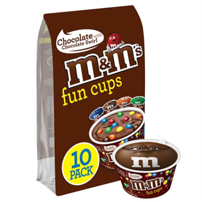 M&M'S Fun Cups Chocolate Ice Cream With Chocolate Swirl - 10-30 Fl. Oz. - Image 4