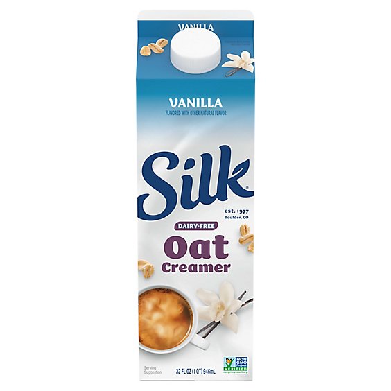 Silk Vanilla Oat Milk Coffee Creamer - 32 Fl. Oz.