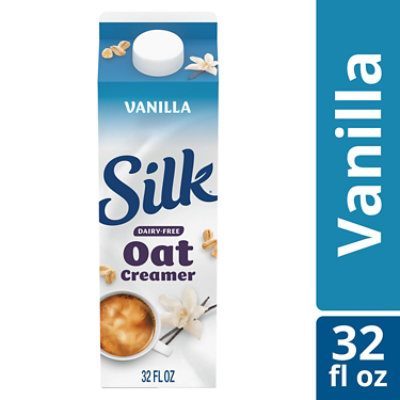 Silk Vanilla Dairy-Free Soy Creamer 16 Fl. Oz. Carton, Creamers