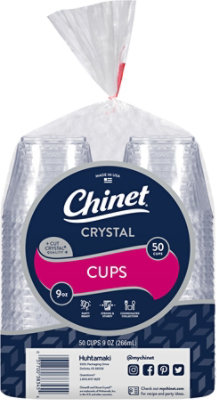 Chinet Cut Crystal 9 Oz Cup - 50 CT - Image 3