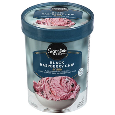 Signature SELECT Ice Cream Black Raspberry Chip - 1.5 QT - Image 3