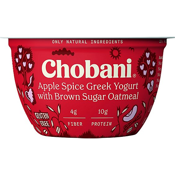 Chobani Greek Plus Oats Apple Cinnamon - 5.3 OZ