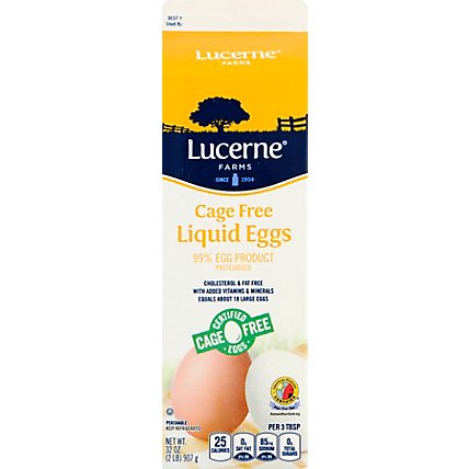 Lucerne Cage Free Liquid Eggs - 32 Oz - Image 2