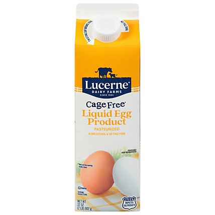 Lucerne Cage Free Liquid Eggs - 32 Oz - Image 1
