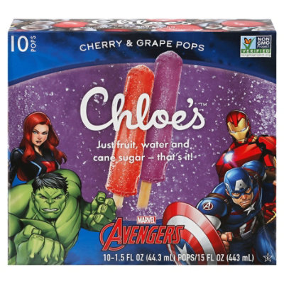 Chloe's Avengers Cherry & Grape Pops - 10 - 15 FZ - Image 3