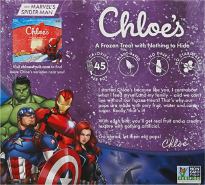 Chloe's Avengers Cherry & Grape Pops - 10 - 15 FZ - Image 6