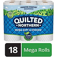 Quilted Northern Ultra Soft And Strong Tissue Paper 18 Mega Roll - 18 RL - Image 1