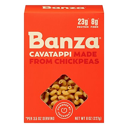 Banza Chickpea Cavatappi High Protein High Fiber Lower Carb Gluten Free - 8 OZ - Image 3