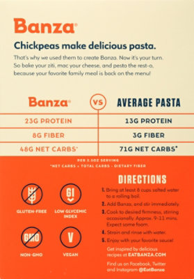 Banza Chickpea Cavatappi High Protein High Fiber Lower Carb Gluten Free - 8 OZ - Image 5