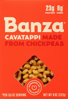 Banza Chickpea Cavatappi High Protein High Fiber Lower Carb Gluten Free - 8 OZ - Image 1