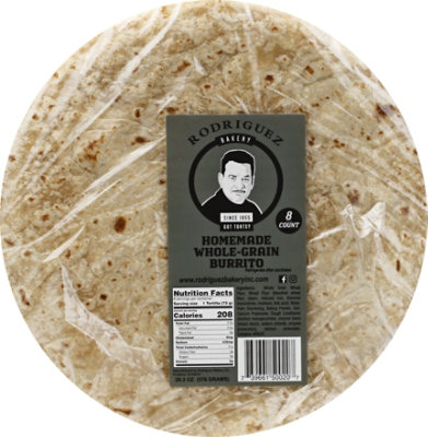Rodriguez Whole Grain Burrito Tortilla - 8 CT - Image 2