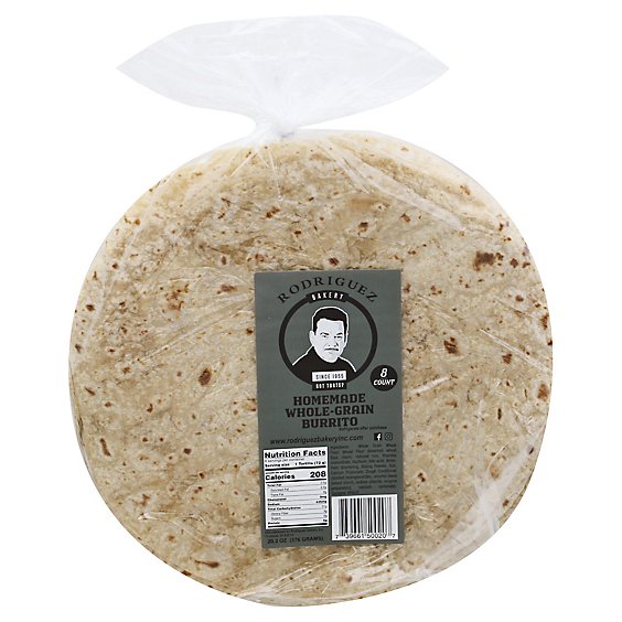 Rodriguez Whole Grain Burrito Tortilla - 8 CT