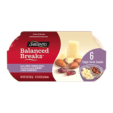 Sargento Balanced Breaks Natural White Cheddar With Almonds & Cranberries - 9 OZ - Image 3