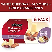 Sargento Balanced Breaks Natural White Cheddar With Almonds & Cranberries - 9 OZ - Image 1