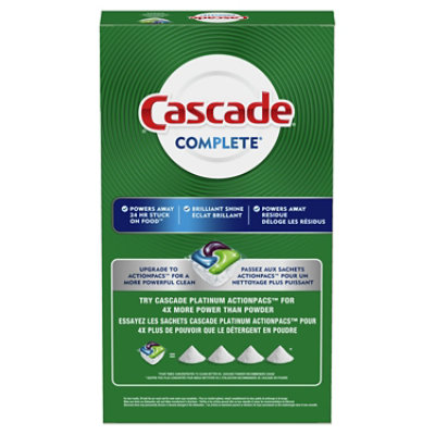 Cascase Complete Fresh Scent Powder Dishwasher Detergent - 90 Oz - Image 2