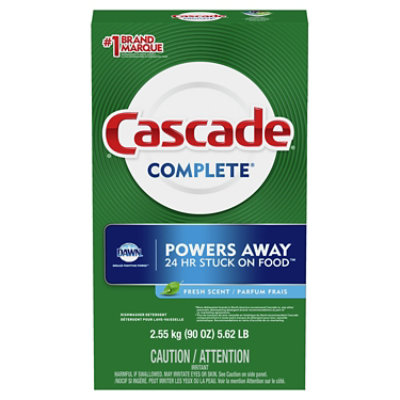 Cascase Complete Fresh Scent Powder Dishwasher Detergent - 90 Oz