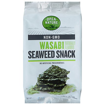 Open Nature Seaweed Snack Wasabi - .17 OZ - Image 2