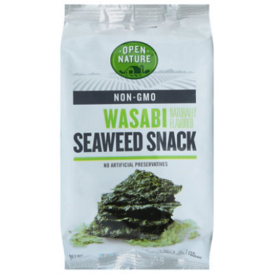  Open Nature Seaweed Snack Wasabi - .17 OZ 