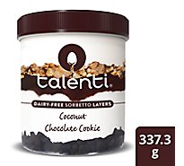 Talenti Gelato Layers Coconut Chocolate Cookie Dairy-free - 11.4 OZ
